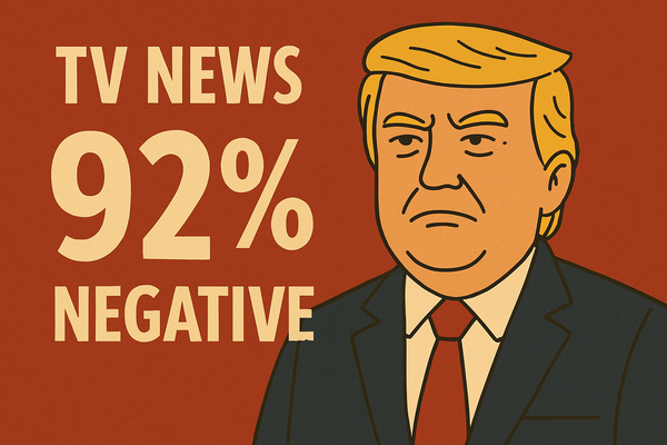 STUDY: 92% of Network News Coverage of Trump Is Negative