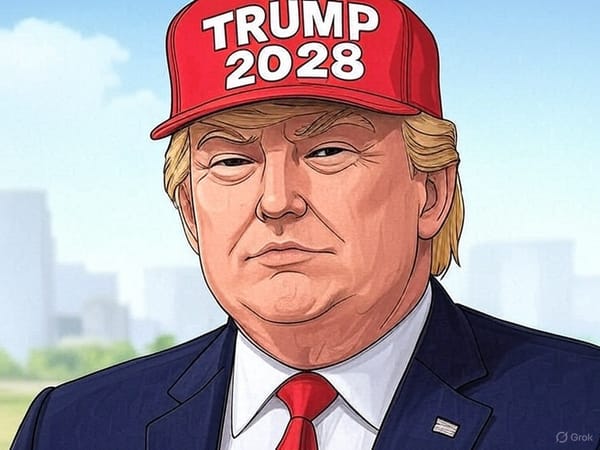 Trump Trolls Liberals With 2028 Hat